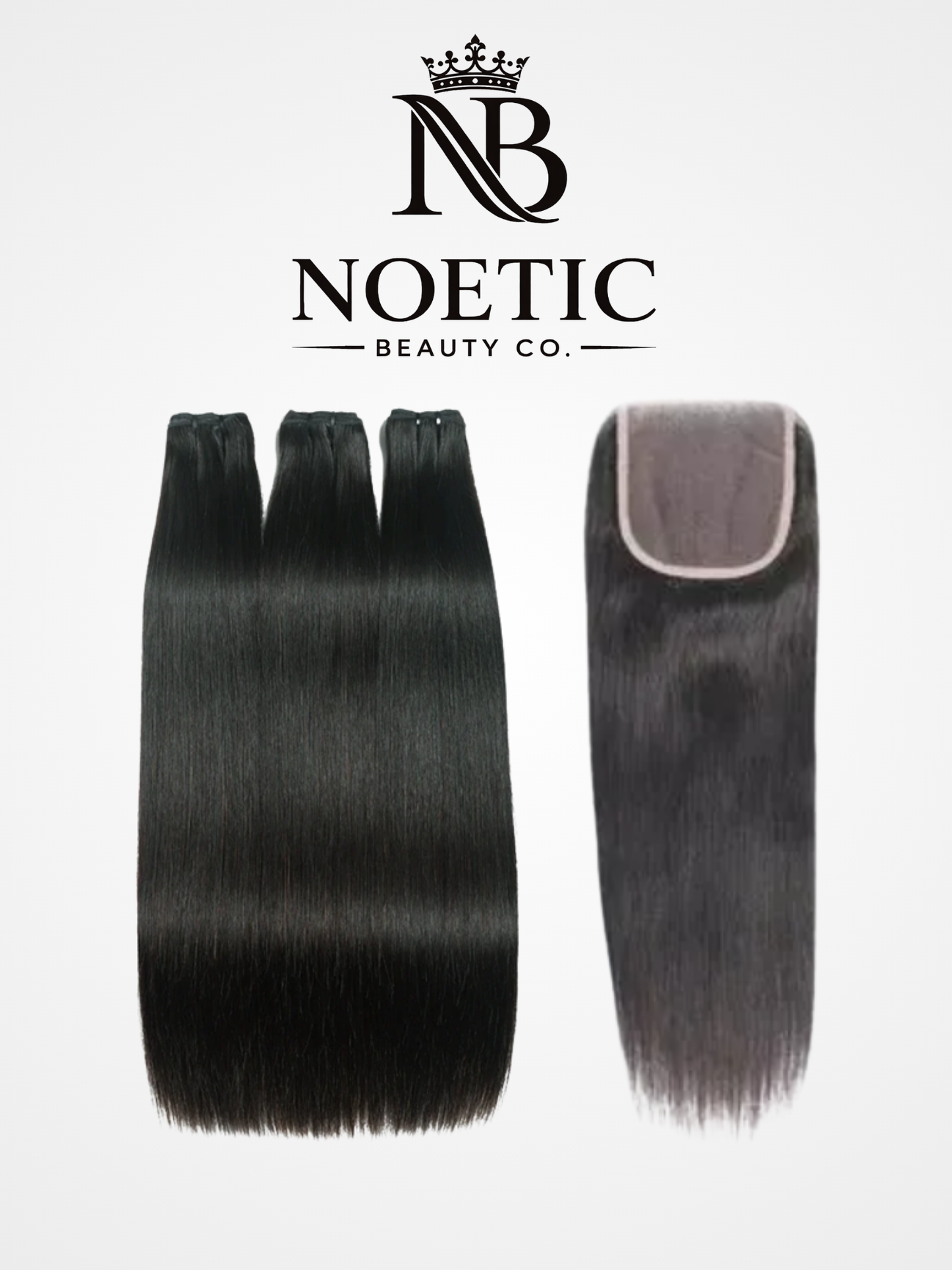 Raw Straight Bundle Set + Closure