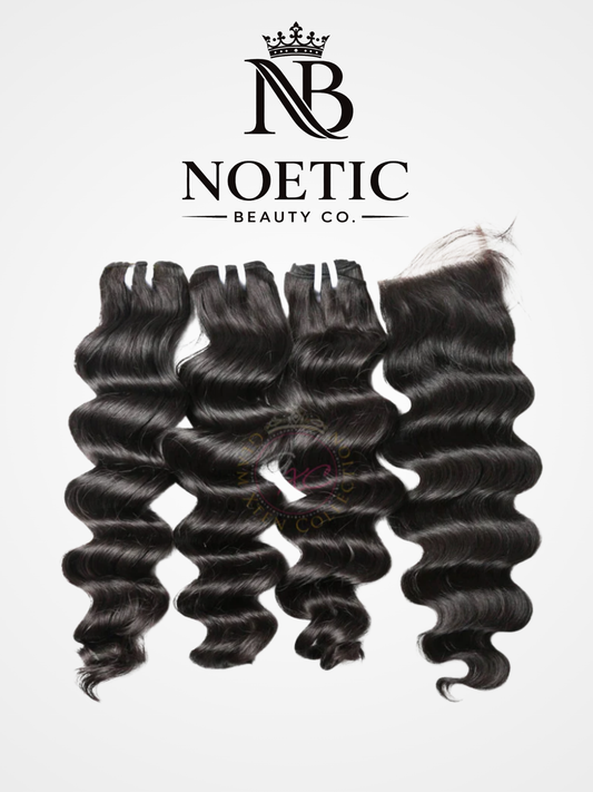 Raw Deep Wave Bundle Set + Closure